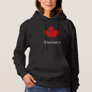 Pull À Capuche Vancouver Classic Vintage Retro Canada Feuille d'é
