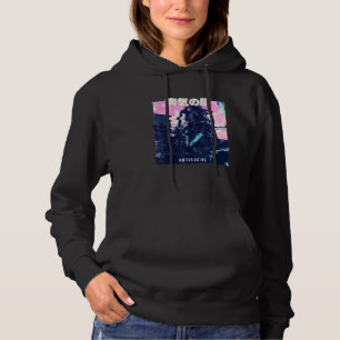 Pull À Capuche Vaporwave Glitch esthétique 80s Machine rétro