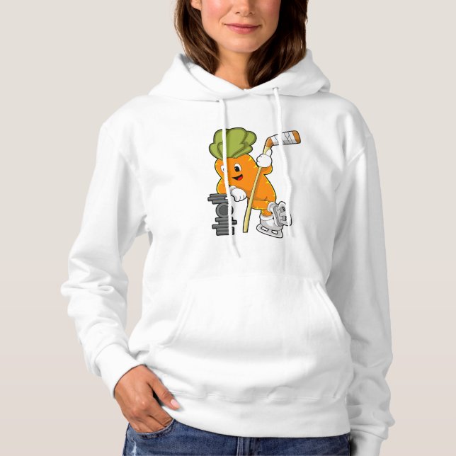 Pull À Capuche Vegan Ice Hockey (Devant)