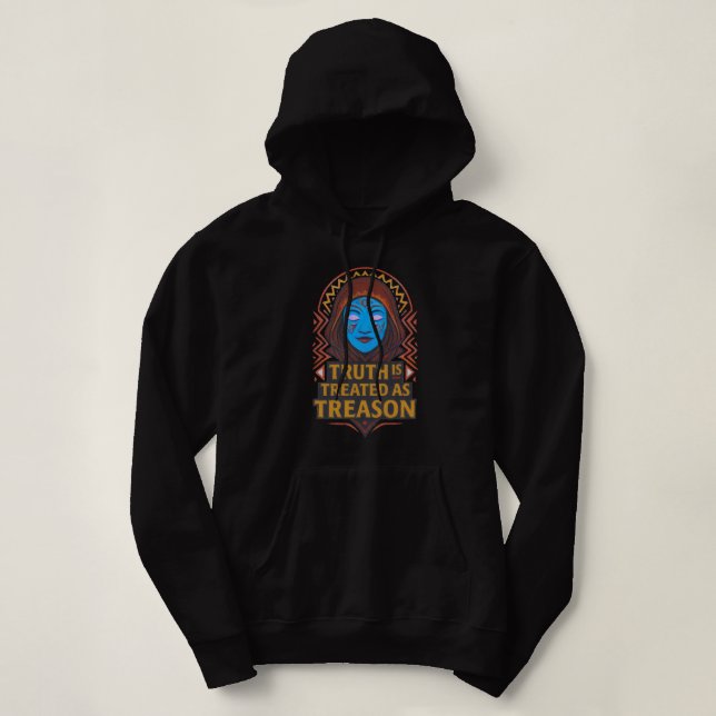 Pull À Capuche Vérité comme trahison (Design devant)