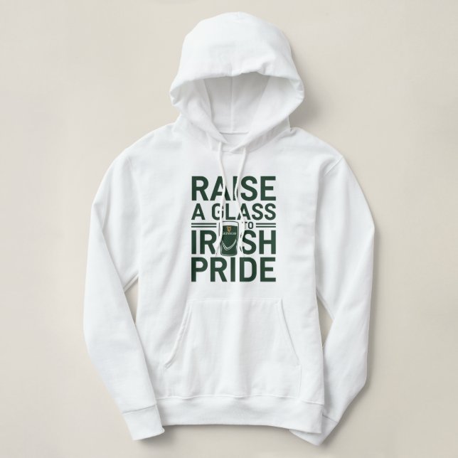 Pull À Capuche Verre de Fierté (Design devant)