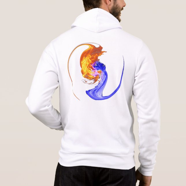Pull À Capuche Veste à capuche Bella+Canvas (Dos)
