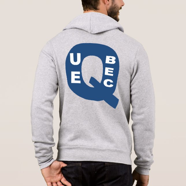 Pull À Capuche Veste à capuche  Canvas bruyère DESIGN QUEBEC (Dos)