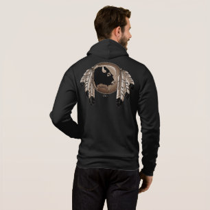 Pull À Capuche Veste à capuche d'art autochtone Animal tribal de 