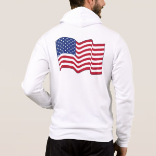Pull À Capuche Veste à capuche drapeau américain classique