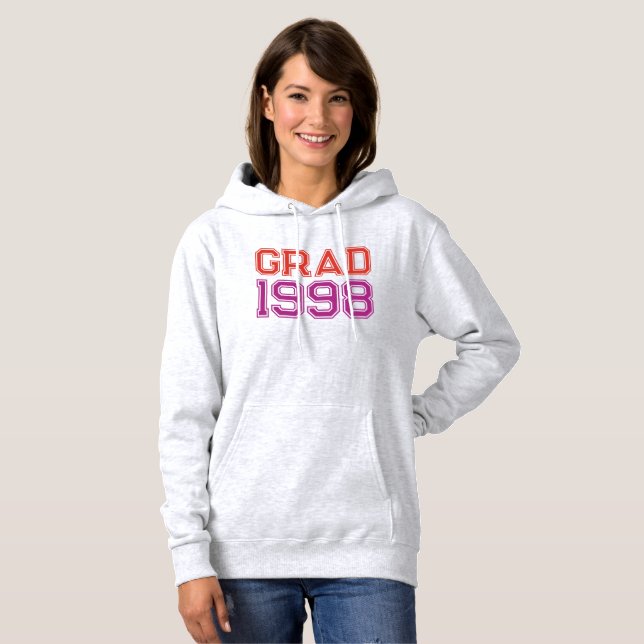Pull À Capuche Veste à capuche personnalisée avec l'année de remi (Devant entier)