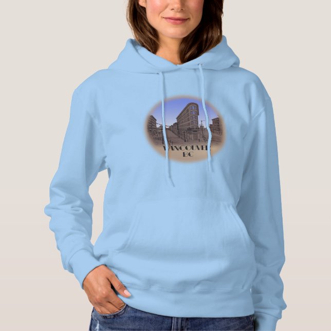 Pull À Capuche Veste à capuchon souvenir de Vancouver pour femmes (Devant)