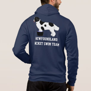 Pull À Capuche Veste de l'équipe de natation de Bucket de Terre-N