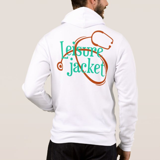 Pull À Capuche Veste de loisirs - Stéthoscope médical 1 (Dos)