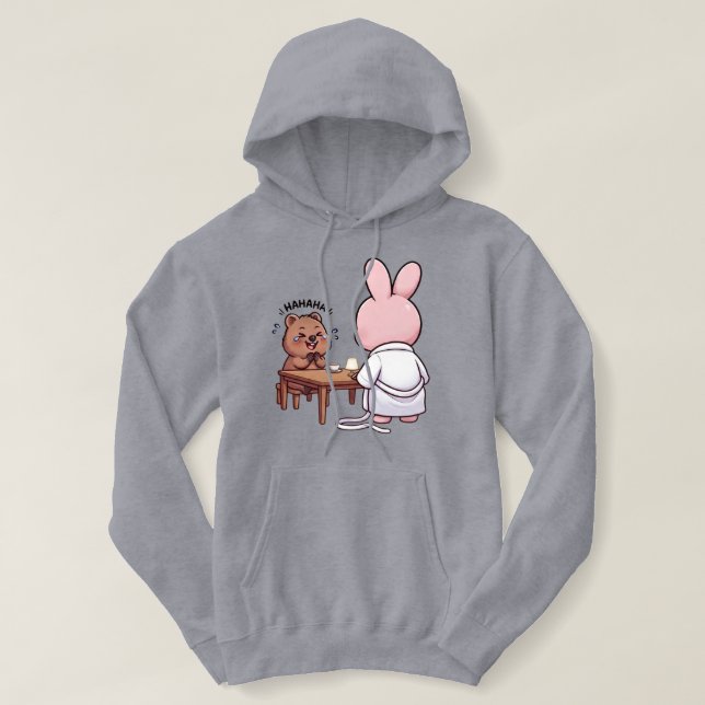 Pull À Capuche Veste K-Pop Stray Pig Rabbit Live Robe Incident (Design devant)