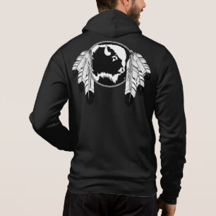 Pull À Capuche Veste Native Art Jackets Métis Spirit Buffalo