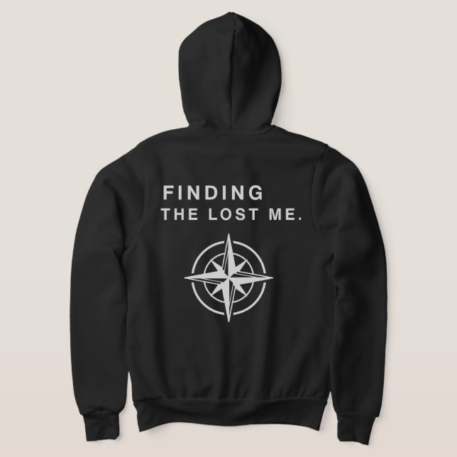 Pull À Capuche Vêtement de rue graphique Compass Finding The Lost (Couchage Retour)