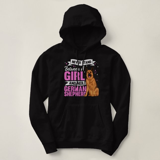 Pull À Capuche Vêtements de chiens bergers allemands pour femmes (Design devant)