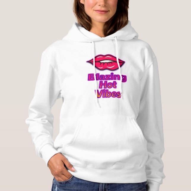 Pull À Capuche Vibes chaudes - Sweatshirt à capuche pour femmes - (Devant)
