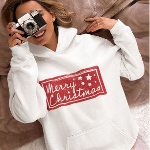Pull À Capuche Vibes de Noël scandinave
