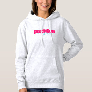 Pull À Capuche Vibes Positives Rose Chaud & Turquoise Confortable