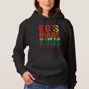 Pull À Capuche Vintage 80's Made 90's Hip hop Raised Apparel