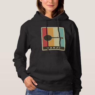 Pull À Capuche Vintage Banjo Player Music Retro 6