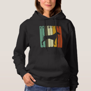 Pull À Capuche Vintage Doberman Dog Retro Apparel 992