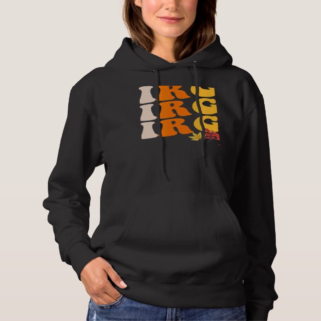 Pull À Capuche Virgo Girl Zodiac Sign Astrology Fall Vibes Autumn (Devant)