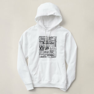 Pull À Capuche Virgo Zodiac Mot Cloud Inspiration