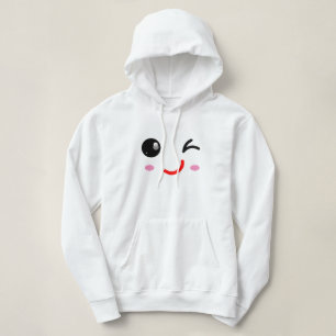 Pull À Capuche Visage éveillé, Sourire éveillé