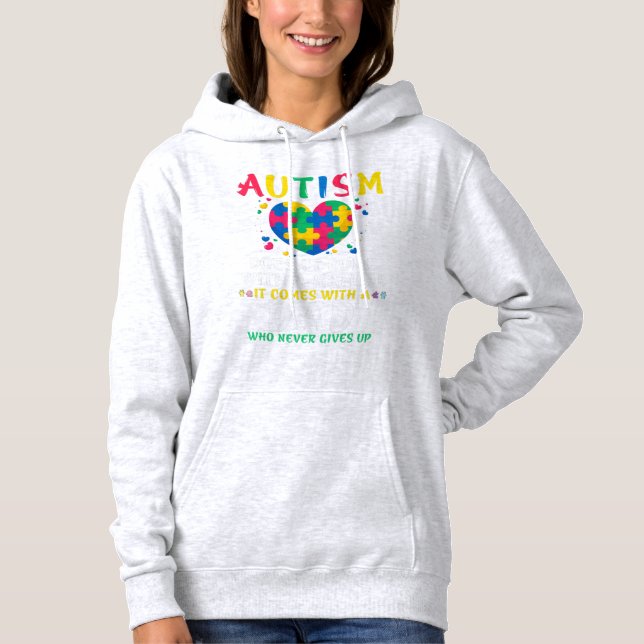 Pull À Capuche Votre enfant est-il autiste ? On dirait que vous a (Devant)