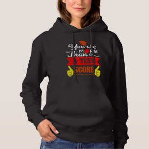 Pull À Capuche Vous Êtes Plus Qu'Un Test Score Test Jour Te