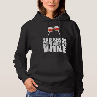Pull À Capuche Vous savez ce qui rime avec le vin du vendredi