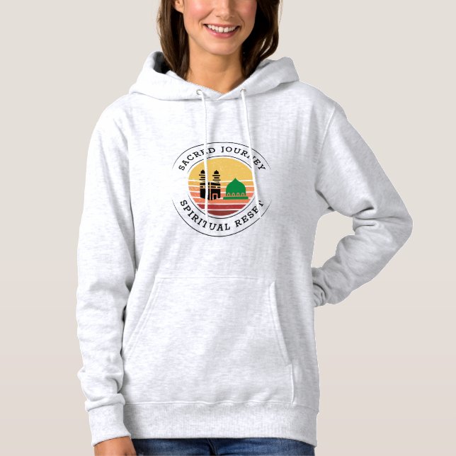 Pull À Capuche Voyage sacré | Réinitialisation spirituelle - insp (Devant)