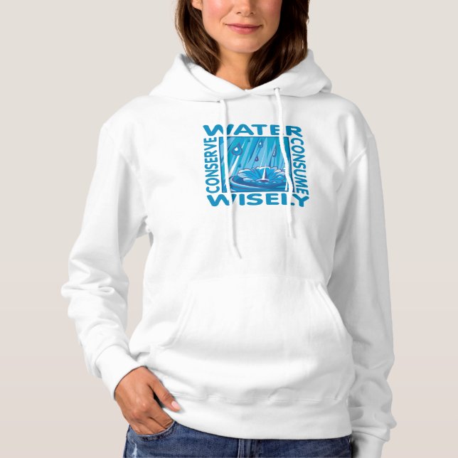 Pull À Capuche Water Conservation (Devant)