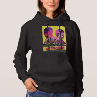 Pull À Capuche WB100 Rush Hour Retro City Skyline Partner Silhoue