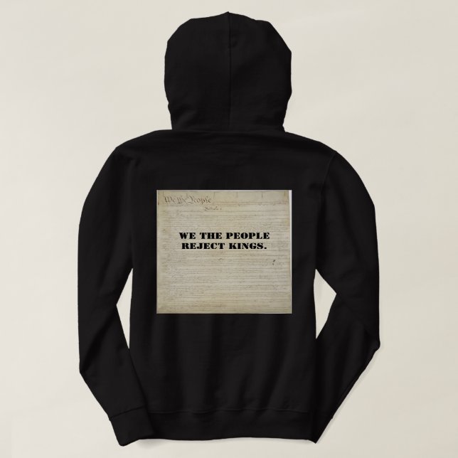 Pull À Capuche We the People No Kings Sweatshirt (Design dos)