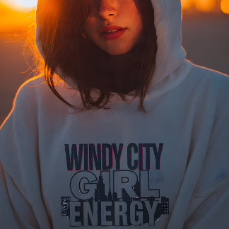 Pull À Capuche Windy City Girl Energy