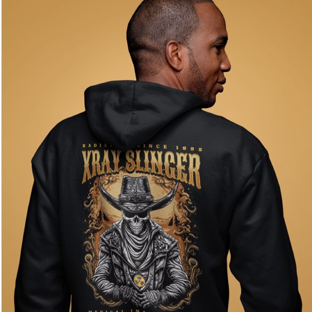 Pull À Capuche XRay Slinger Skeleton Cowboy (Créateur téléchargé)