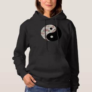 Pull À Capuche Yin floral et Yang