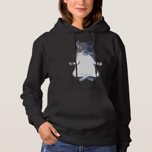 Pull À Capuche Yoga Chinchilla (Devant)