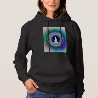 Pull À Capuche Yoga Girl Female Sun Salutation Meditation Chakra