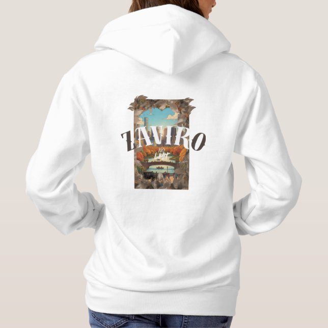 Pull À Capuche ZAVIRO - SANS LIMITES (Édition Automne NYC) (Dos)