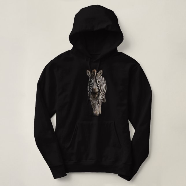 Pull À Capuche Zèbre Approchant (Design devant)
