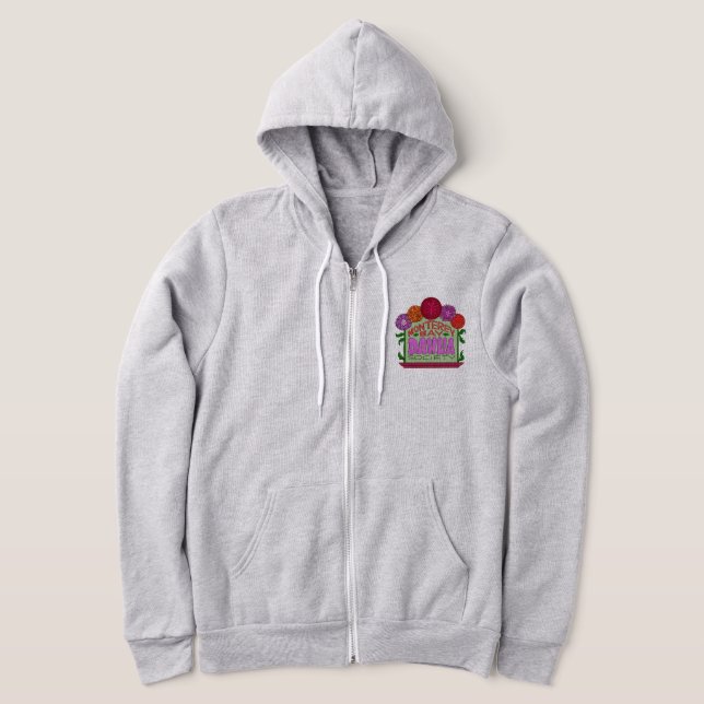 Pull À Capuche zip foncé et lunatique  (Poser)