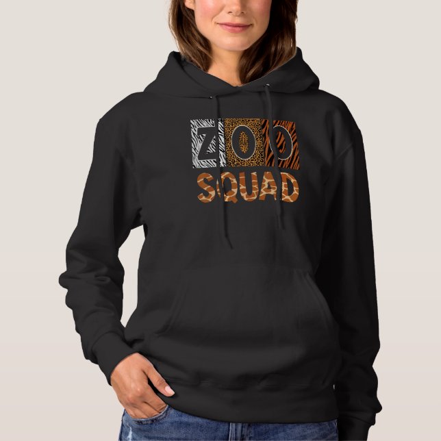 Pull À Capuche Zoo Squad Safari Squad Animaux Animaux Costume (Devant)