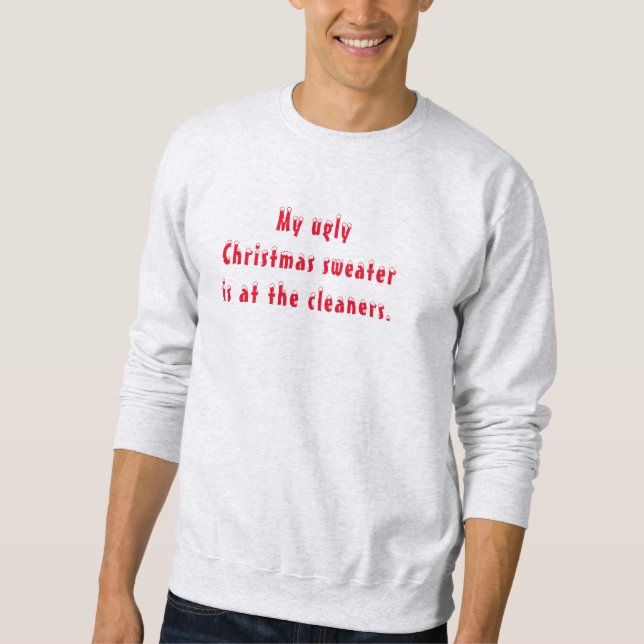 Pull de Noël drôle et laid sweatshirt (Devant)