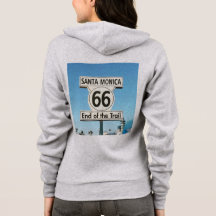 pull route 66 avec sweat - shirt à capuche