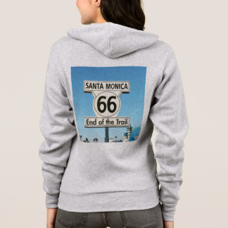 pull route 66 avec sweat - shirt à capuche