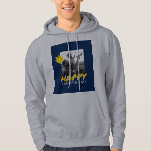 Pullover à capuche gris pour la fête des pères