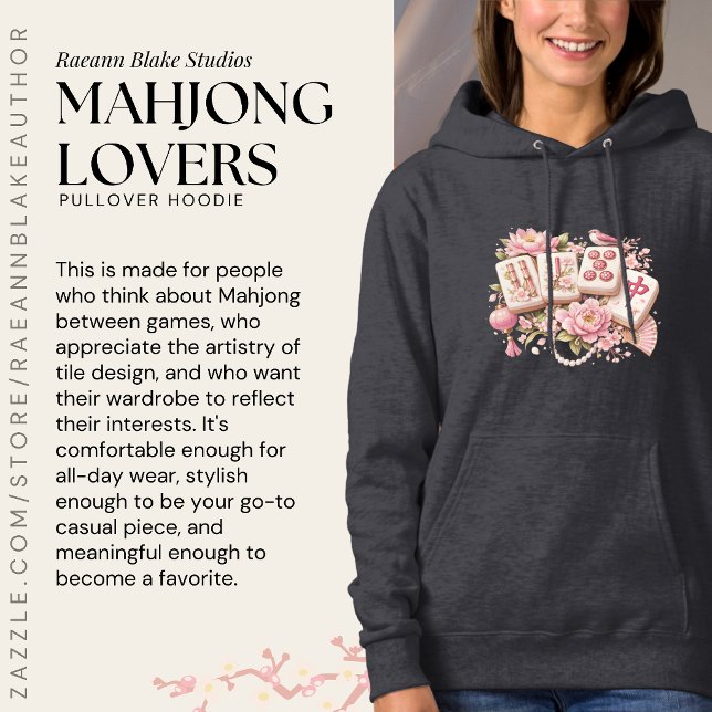 Pullover à capuche pour amateurs de Mahjong (Créateur téléchargé)
