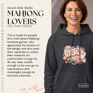Pullover à capuche pour amateurs de Mahjong