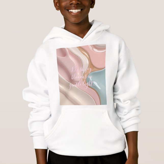 Pullover à capuche pour enfants avec graphique sty (Devant)