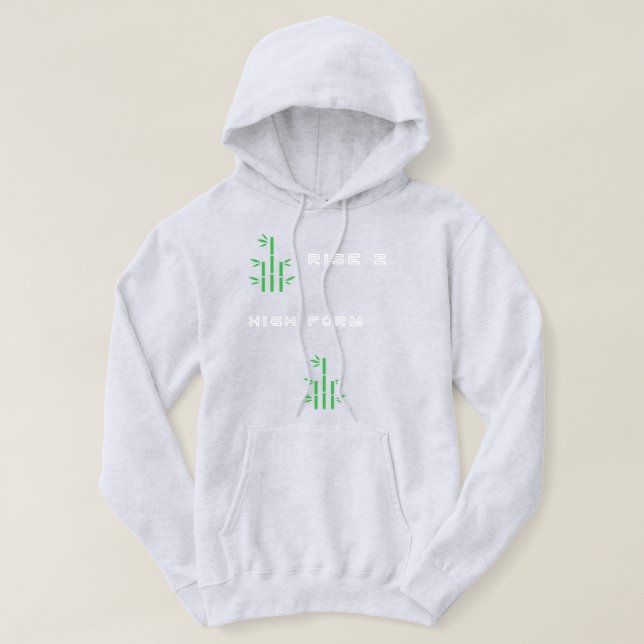 Pullover adulte à capuche (cendré vif (Design devant)